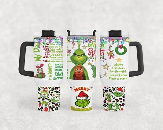 Grinch Spirit Animal-40 oz Tumbler