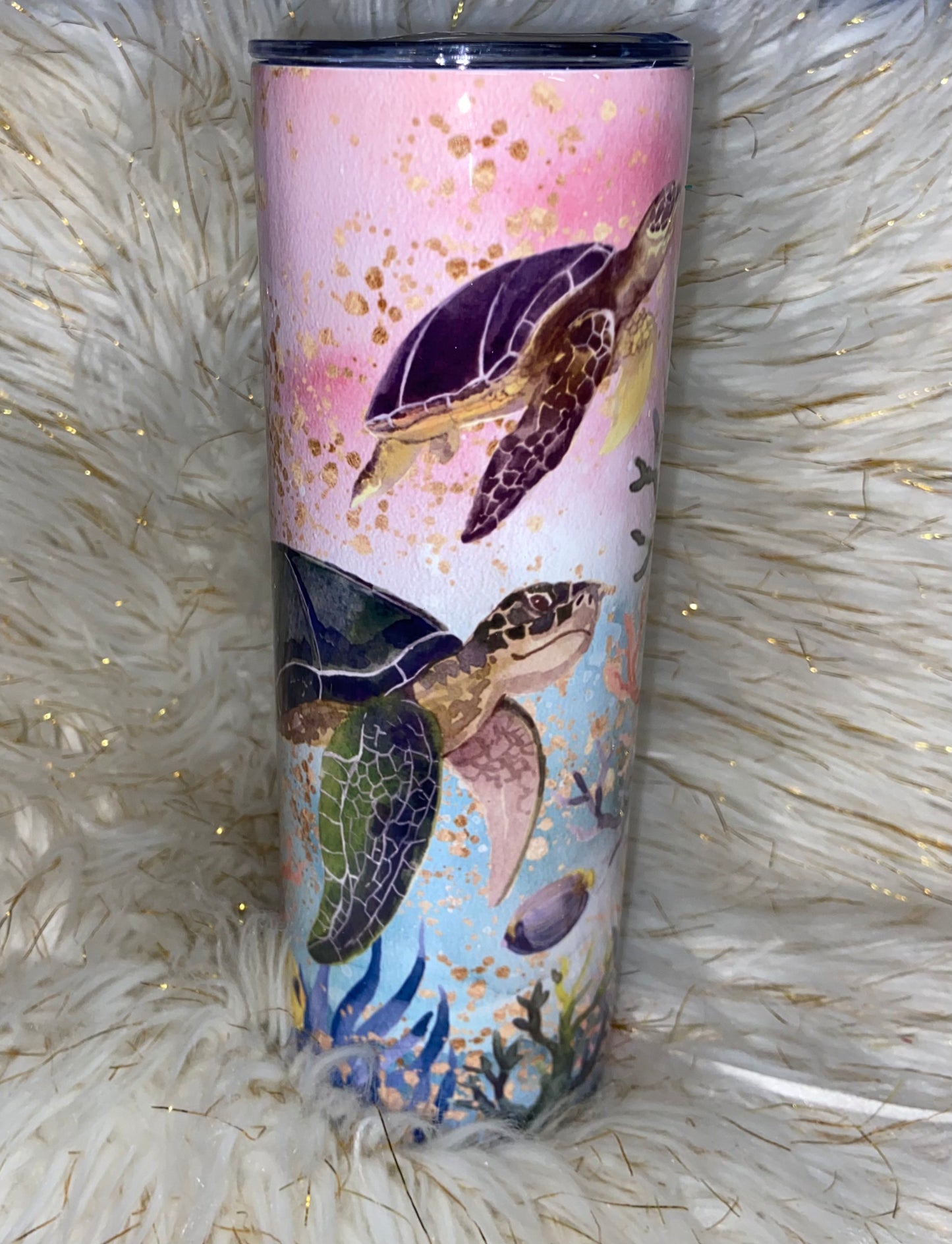 Sea Turtle Sublimation Tumbler