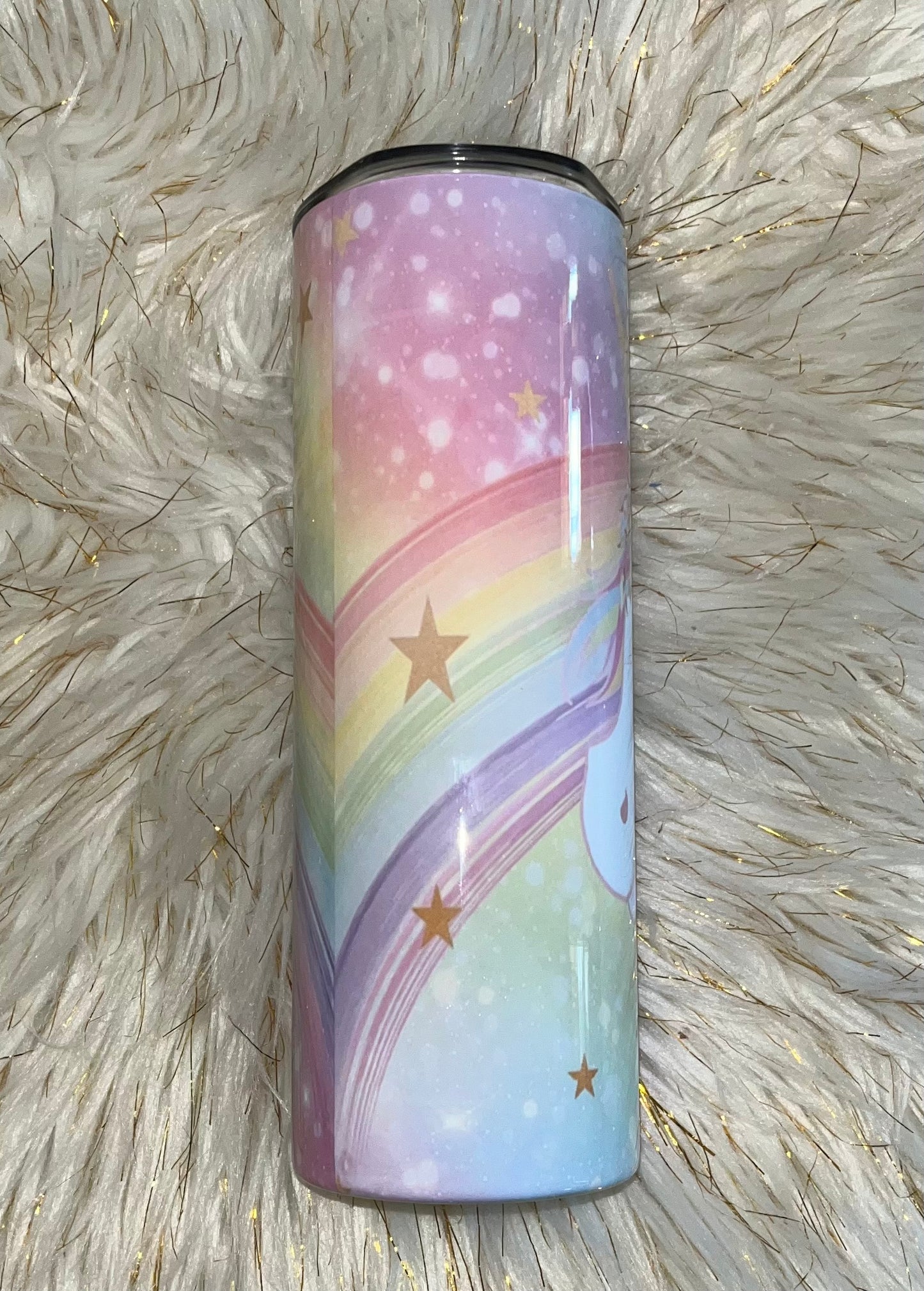 Rainbow Unicorn Sublimation Tumbler