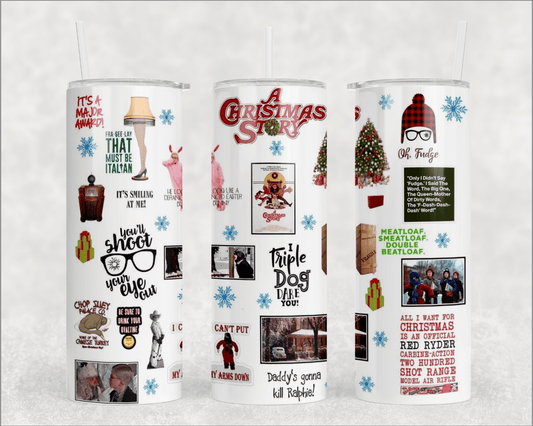 A Christmas Story Sublimation Tumbler