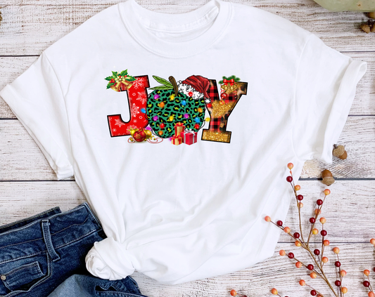 Joy Teacher Tee-Christmas Tee